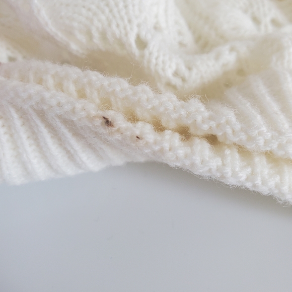 Forever 21 cream knit beanie hat - Picture 4 of 5